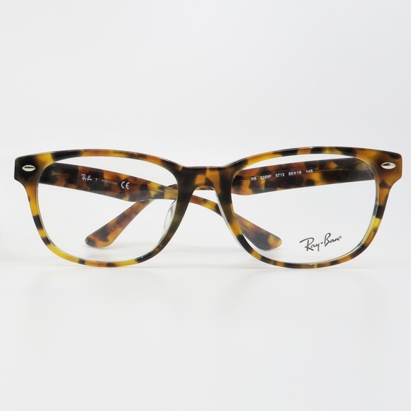 Ray-Ban RB 5359F 5712 Unisex Rectangular Tortoise - Picture 2 of 6